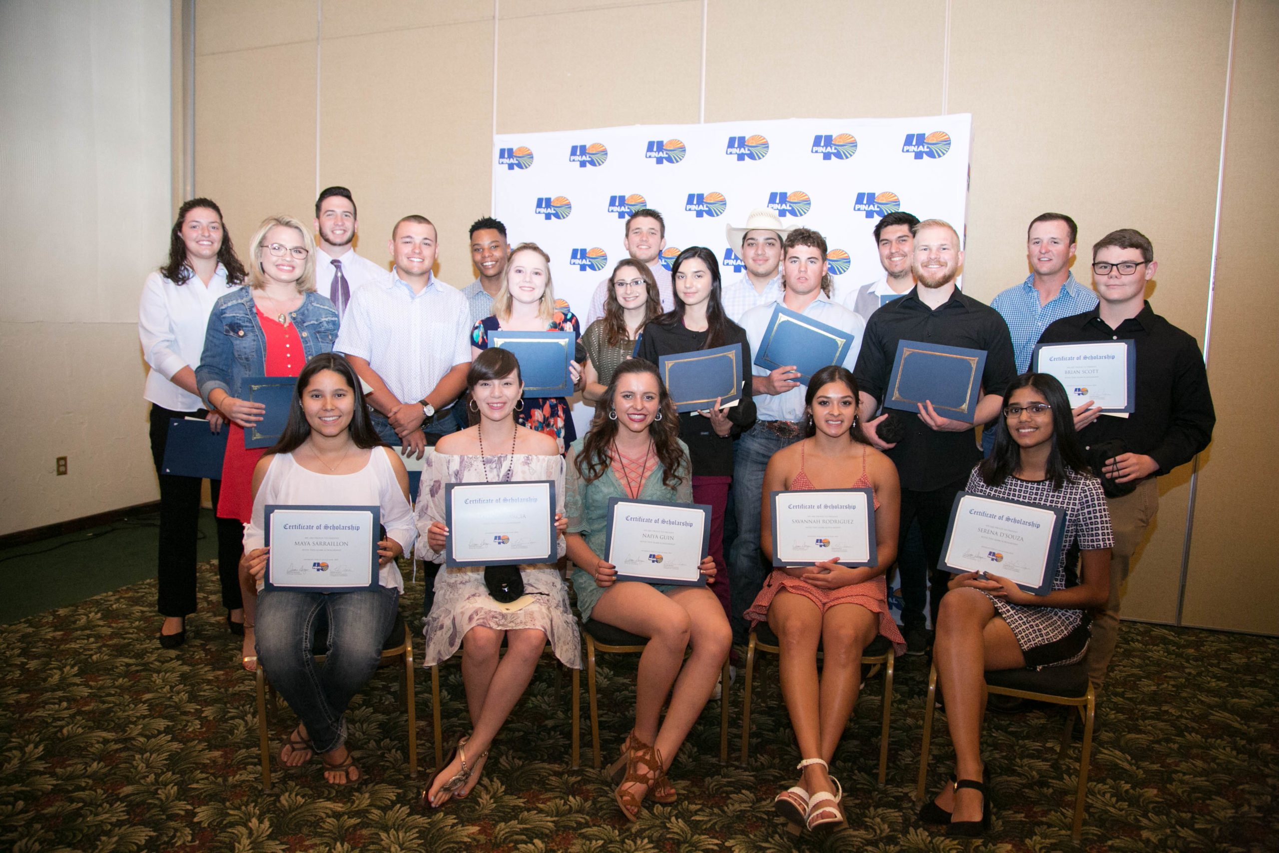 2018 Scholarship recipients